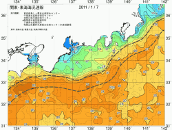 関東・東海海況速報/広域(2011/01/07)
