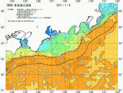 関東・東海海況速報/広域(2011/01/08)