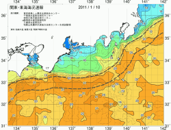 関東・東海海況速報/広域(2011/01/10)