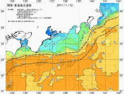 関東・東海海況速報/広域(2011/01/12)