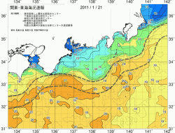 関東・東海海況速報/広域(2011/01/21)