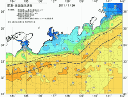 関東・東海海況速報/広域(2011/01/26)