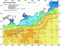 関東・東海海況速報/広域(2011/01/27)