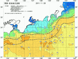 関東・東海海況速報/広域(2011/01/28)
