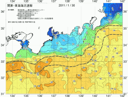 関東・東海海況速報/広域(2011/01/30)