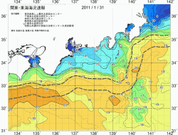 関東・東海海況速報/広域(2011/01/31)