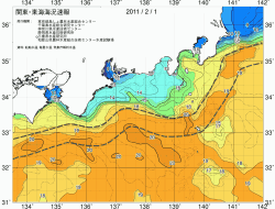 関東・東海海況速報/広域(2011/02/01)