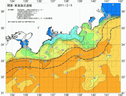 関東・東海海況速報/広域(2011/02/05)