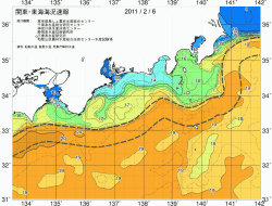 関東・東海海況速報/広域(2011/02/06)