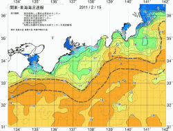 関東・東海海況速報/広域(2011/02/15)