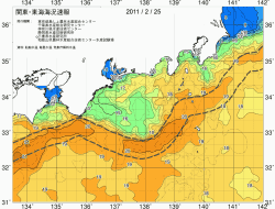 関東・東海海況速報/広域(2011/02/25)