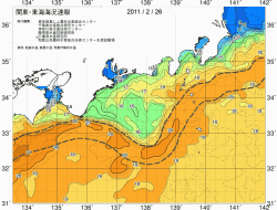 関東・東海海況速報/広域(2011/02/26)