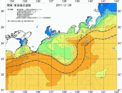 関東・東海海況速報/広域(2011/02/28)