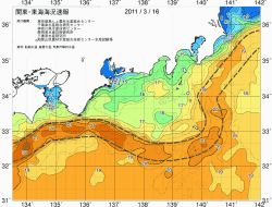 関東・東海海況速報/広域(2011/03/16)