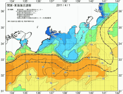 関東・東海海況速報/広域(2011/04/01)