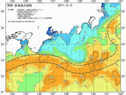 関東・東海海況速報/広域(2011/04/05)