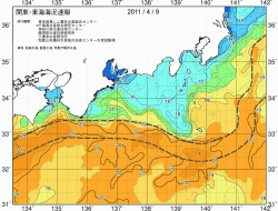 関東・東海海況速報/広域(2011/04/09)