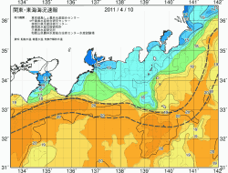 関東・東海海況速報/広域(2011/04/10)