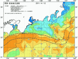 関東・東海海況速報/広域(2011/04/12)