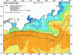関東・東海海況速報/広域(2011/04/13)
