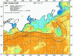 関東・東海海況速報/広域(2011/04/17)