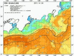 関東・東海海況速報/広域(2011/04/24)
