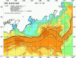 関東・東海海況速報/広域(2011/04/28)