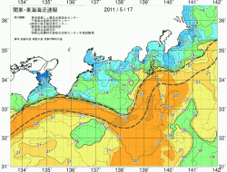 関東・東海海況速報/広域(2011/05/17)