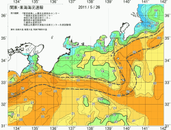 関東・東海海況速報/広域(2011/05/26)