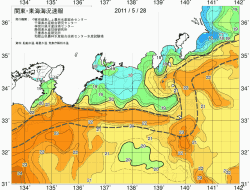 関東・東海海況速報/広域(2011/05/28)