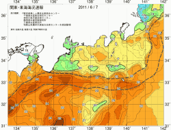 関東・東海海況速報/広域(2011/06/07)