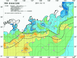 関東・東海海況速報/広域(2011/06/11)
