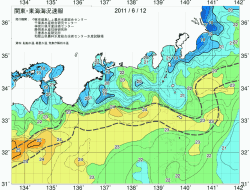関東・東海海況速報/広域(2011/06/12)