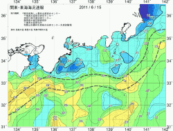 関東・東海海況速報/広域(2011/06/15)