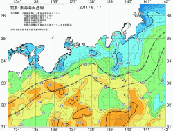 関東・東海海況速報/広域(2011/06/17)
