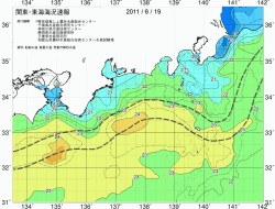 関東・東海海況速報/広域(2011/06/19)