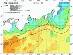 関東・東海海況速報/広域(2011/06/22)