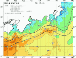 関東・東海海況速報/広域(2011/06/23)
