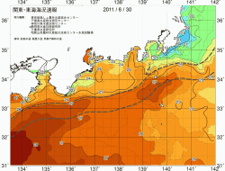 関東・東海海況速報/広域(2011/06/30)