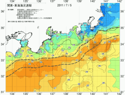 関東・東海海況速報/広域(2011/07/05)
