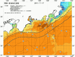 関東・東海海況速報/広域(2011/07/17)