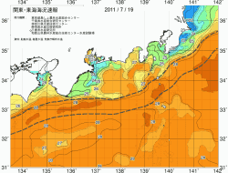 関東・東海海況速報/広域(2011/07/19)
