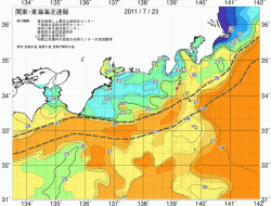 関東・東海海況速報/広域(2011/07/23)