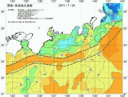 関東・東海海況速報/広域(2011/07/24)