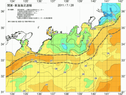 関東・東海海況速報/広域(2011/07/28)
