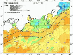 関東・東海海況速報/広域(2011/07/29)
