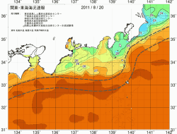 関東・東海海況速報/広域(2011/08/20)