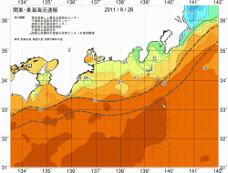 関東・東海海況速報/広域(2011/08/26)