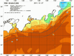関東・東海海況速報/広域(2011/08/27)