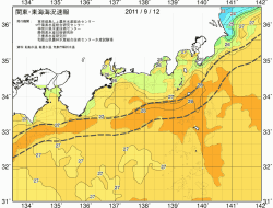 関東・東海海況速報/広域(2011/09/12)